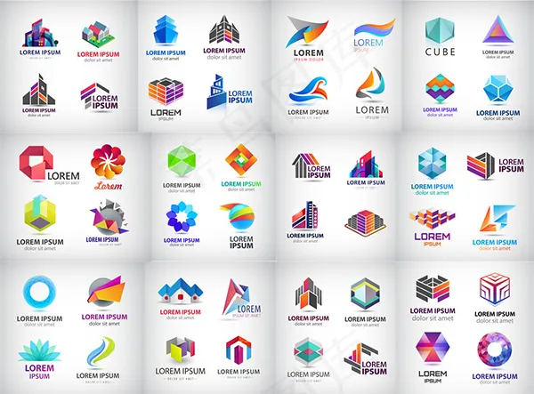 个性炫彩logoeps,ai矢量模版下载