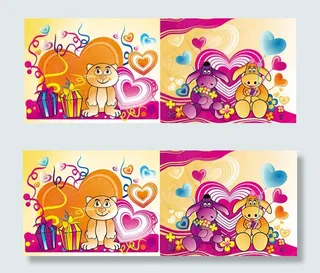 卡通爱情主题