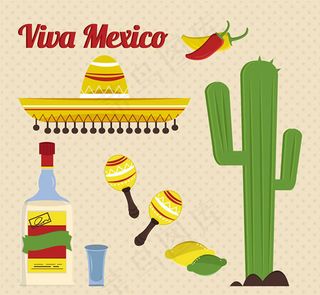 墨西哥元素矢量