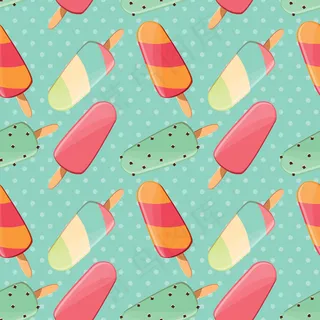 雪糕无缝背景 雪糕无缝背景