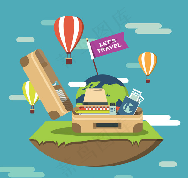 旅行箱里的风景