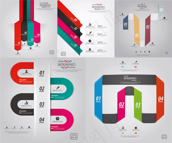 折纸信息标签,免抠元素