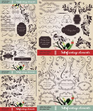 欧式花纹花边02