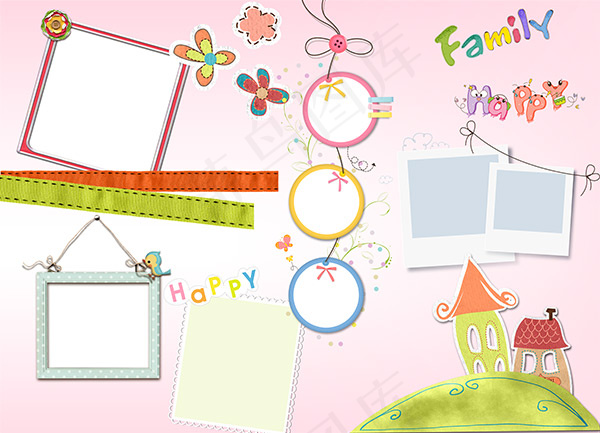 可爱相册艺术字