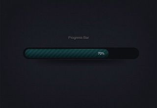 暗色网页进度条