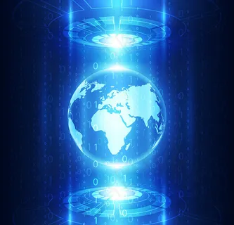 数字信息科技背景