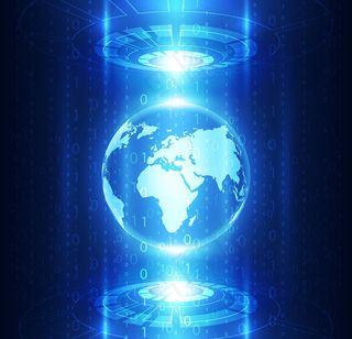 数字信息科技背景