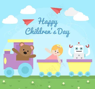 儿童节玩具火车