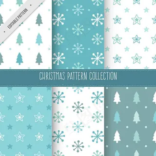 圣诞图案无缝背景