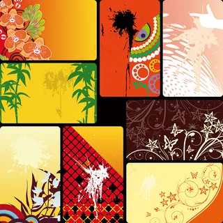 卡片背景图矢量,背景元素