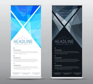 时尚简约风展架