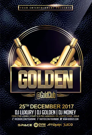 商务酒会派对海报