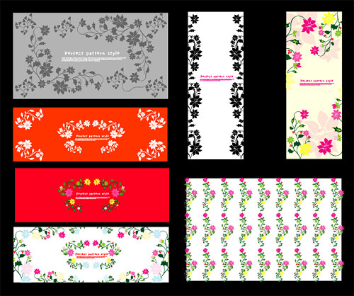 精美装饰小花纹