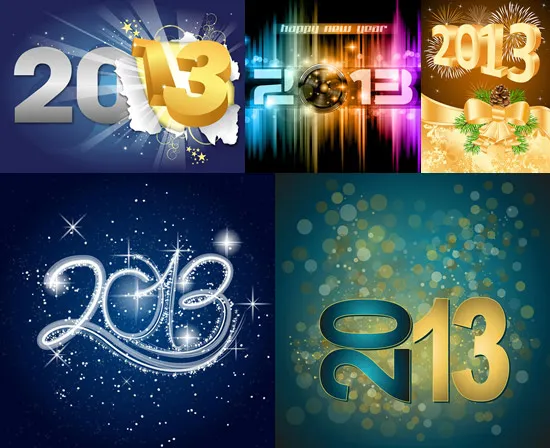 2013新年背景eps,ai矢量模版下载
