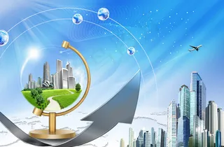 网络商务科技,背景元素