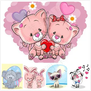 卡通风动物主题,免抠元素