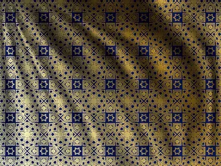 花纹布料褶皱纹理