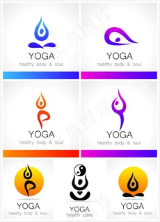 瑜伽标志设计