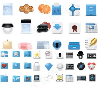 多主题创意图标,免抠元素