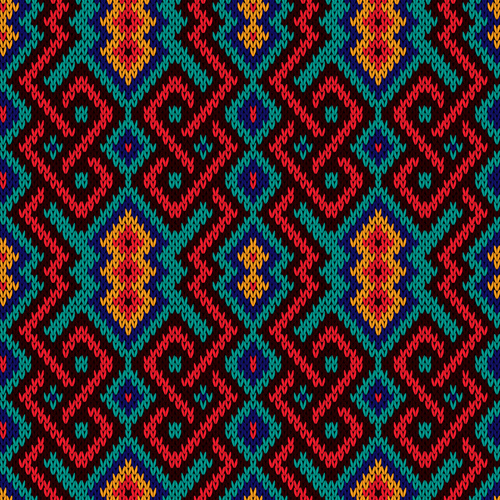 针织无缝图案背景