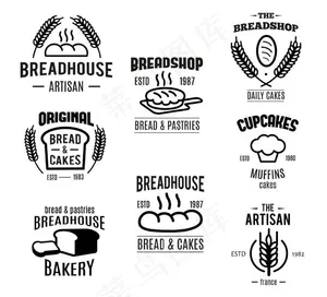 面包房标签
