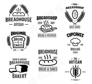 面包房标签