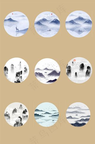 中国水墨风景画