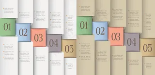 折纸标签矢量,免抠元素