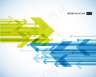 箭头创意文本背景