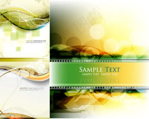 梦幻动感背景,背景元素eps,ai矢量模版下载