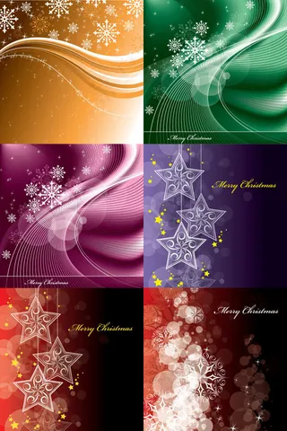 精美圣诞背景,背景元素