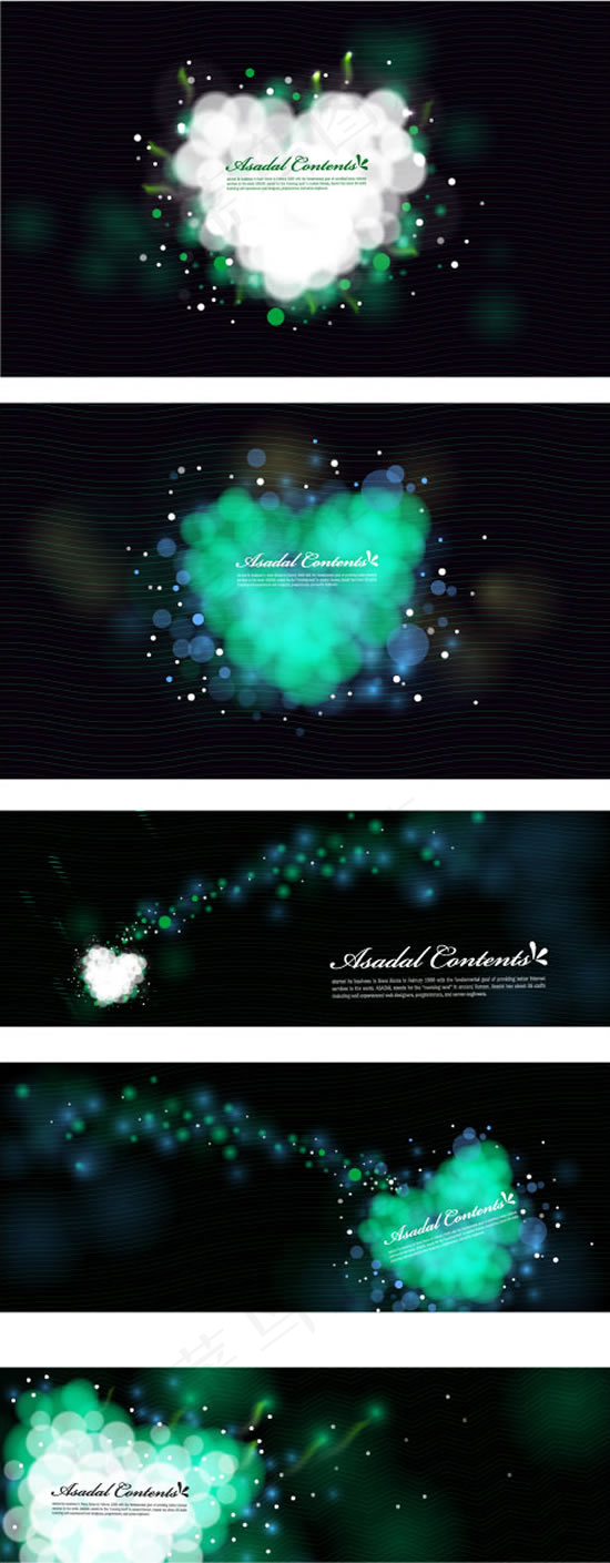 朦胧光斑背景,背景元素