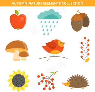 秋季自然元素