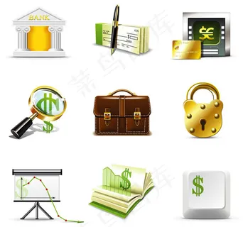 金融商务标志,背景元素 金融商务标志,背景元素