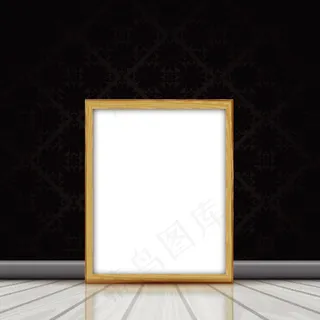 实木空白相框