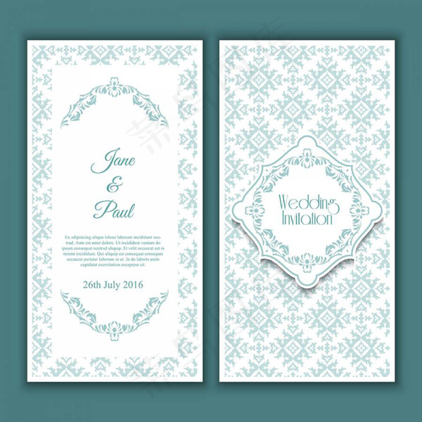 婚礼邀请卡设计