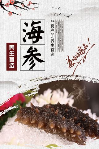 海参宣传海报