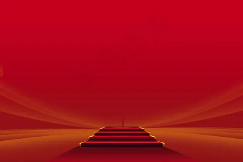 红色的阶梯背景