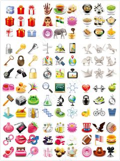 生活百科图标,免抠元素