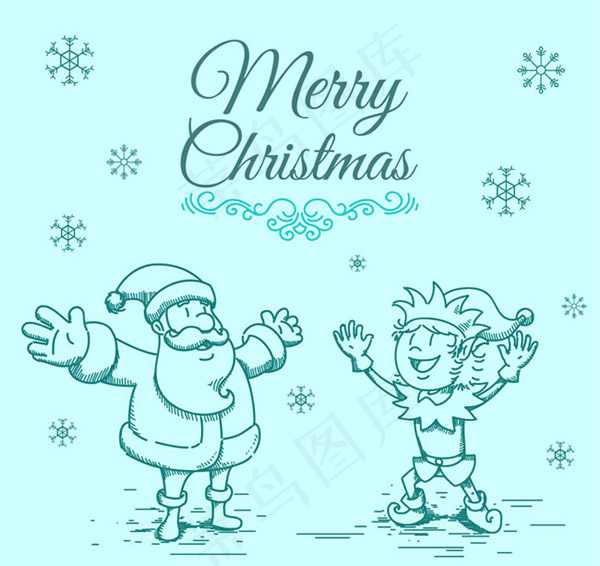 圣诞老人和精灵