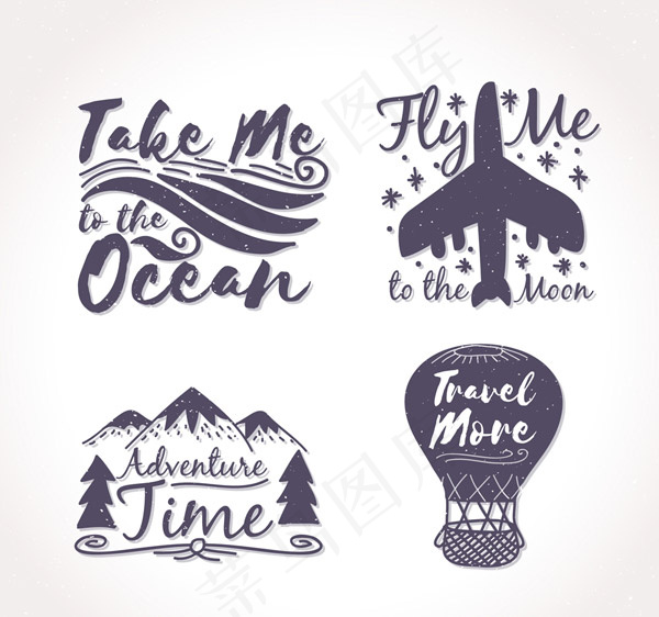 创意旅行话语标签