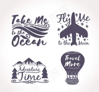 创意旅行话语标签