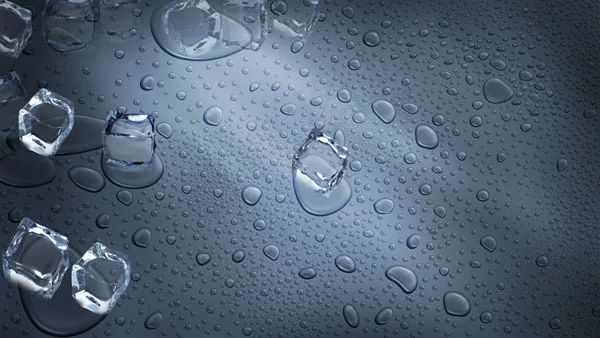 水珠冰块背景(6000X3375(DPI:300))psd模版下载