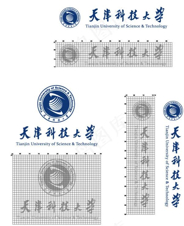 天津科技大学,背景元素ai矢量模版下载