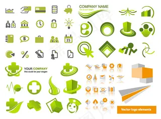 简约图形图标,免抠元素