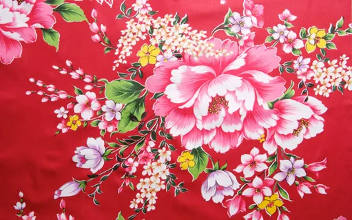 牡丹花开布料 牡丹花开布料
