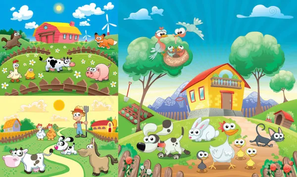 开心农场矢量eps,ai矢量模版下载