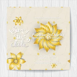 欧美风格邀请函