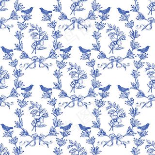 花鸟画底纹 花鸟画底纹