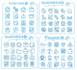 矢量线稿图标,免抠元素